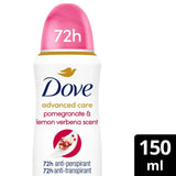 Dove anti-perspirant deodorant spray pomegranate lemon verbena scent 150ml - British product