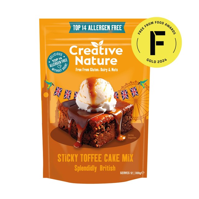 Creative Nature sticky toffee pudding mix 300g - British product