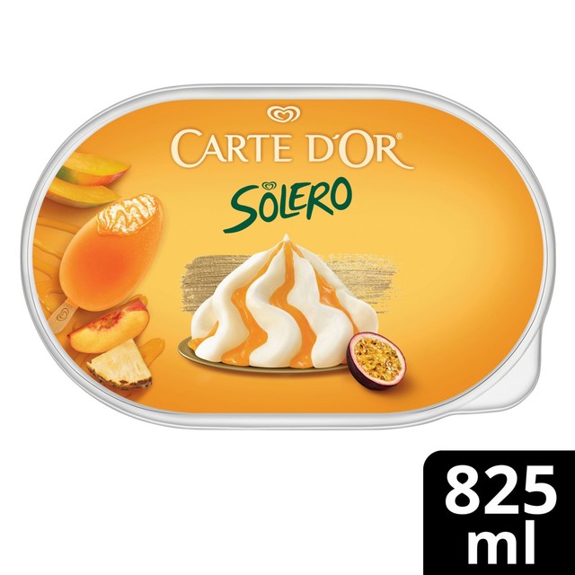 Carte D'Or Solero Exotic ice cream tub 825ml - British product