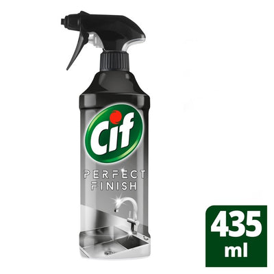 Cif Perfect Finish Stainless Steel Surface Cleaner Spray 435ml