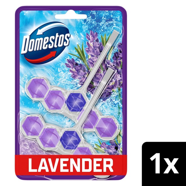 Domestos lavender toilet rim block - British product