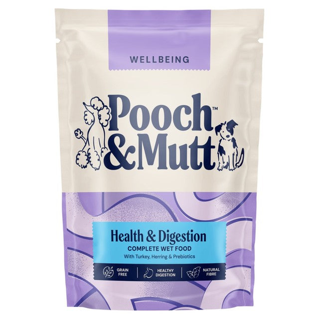 Pooch & Mutt Health & Digestion wet dog food 12 x 150g, imported from the UK