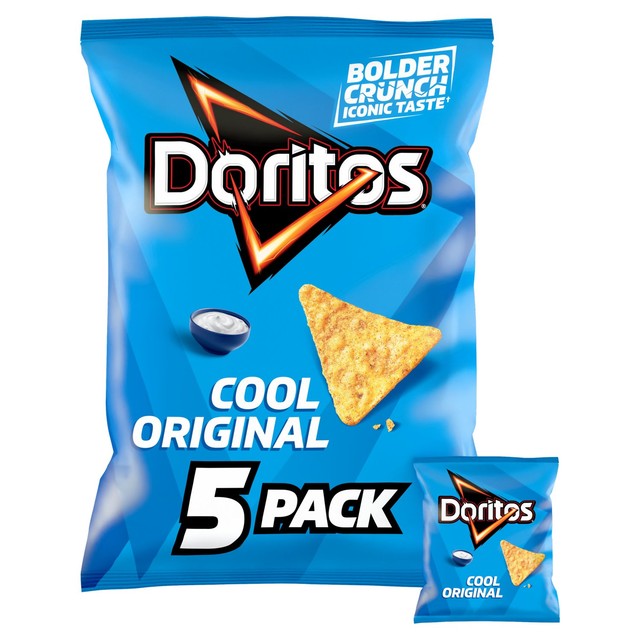 Doritos cool original tortilla chips 5 pack multipack - British product