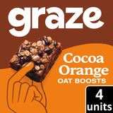 Graze Cocoa Orange flapjack bars 4x30g, UK version