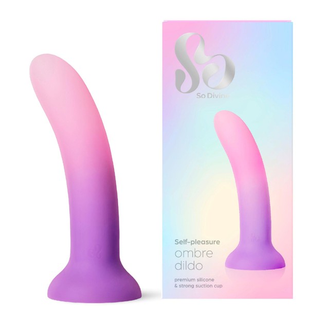 So Divine Pink Ombre Dildo 6 Inch (British brand)