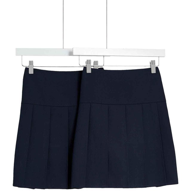 M&S pleated school skirt navy 5-6 years, imported from the UK