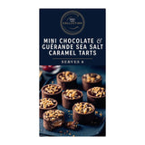 M&S mini chocolate and Guerande sea salt caramel tarts 184g, imported from the UK