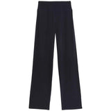 M&S Womens Goodmove Cotton Rich Side Stripe Straight Leg Joggers, 18, Navy
