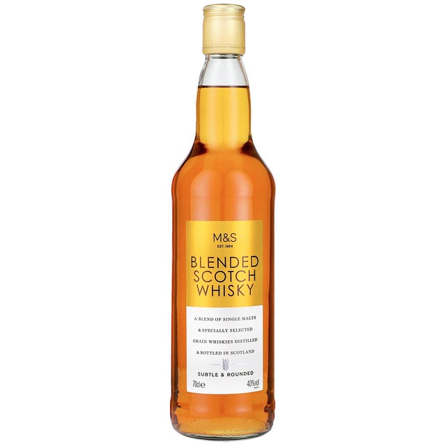 M&S Blended Scotch Whisky 70cl, imported from the UK