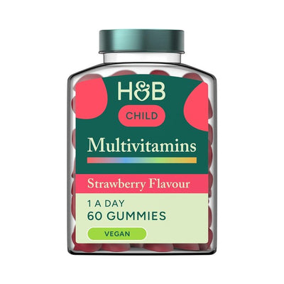 Holland & Barrett Child Multivitamin Gummies Strawberry Kids Vitamin Gummies