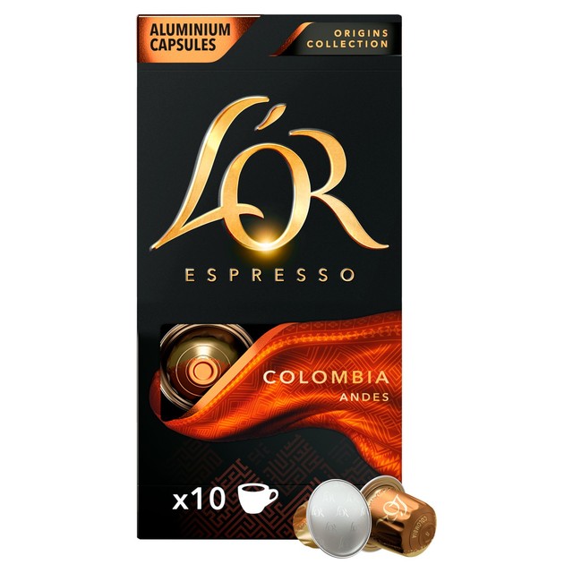 L'OR Colombia Coffee Pods Intensity 8 x10, UK version