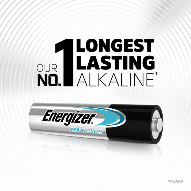 Energizer Max Plus AAA Alkaline Batteries 10-Pack - British product
