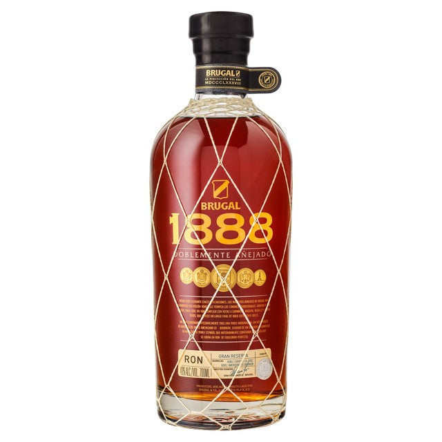 Brugal 1888 double aged Dominican rum 70cl - British product