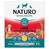 Naturo wet dog food Lamb with Rice & Vegetables 400g, imported from the UK