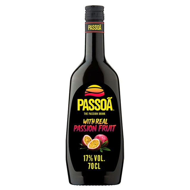 Passoa passion fruit liqueur 70cl, imported from the UK