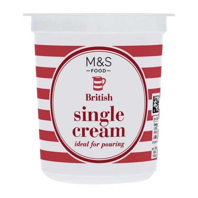 M&S single cream 300ml, imported from the UK