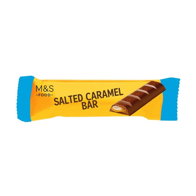 M&S salted caramel chocolate bar 38g, imported from the UK