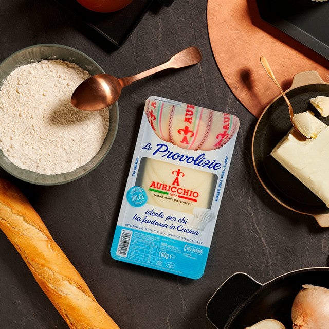 Auricchio Mild Provolone Cheese Slices 100g - British product
