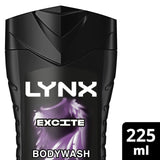 Lynx Excite Coconut & Black Pepper shower gel 225ml, UK version
