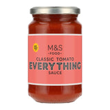 M&S Classic Tomato Everything Pasta Sauce 340g, imported from the UK