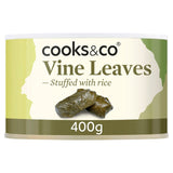 Cooks & Co stuffed vine leaves 380g - British product