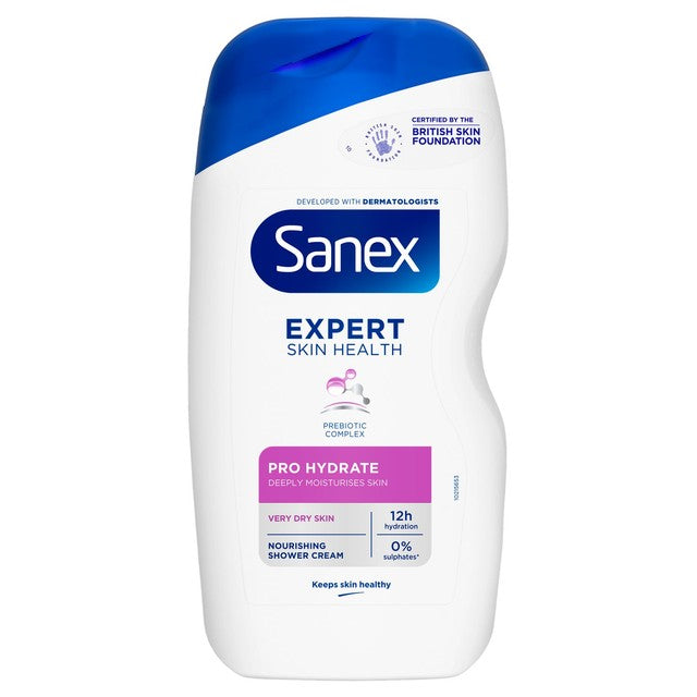 Sanex Pro Hydrate shower gel 450ml (British brand)
