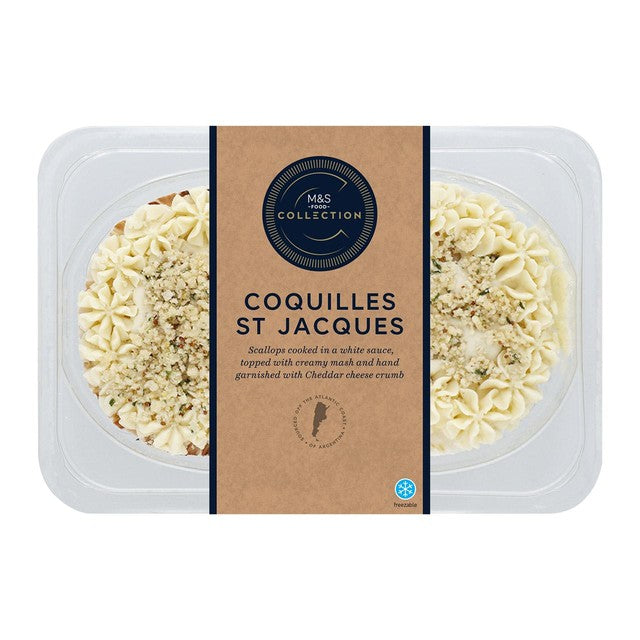 M&S Coquilles St Jacques seafood starter 300g - British product
