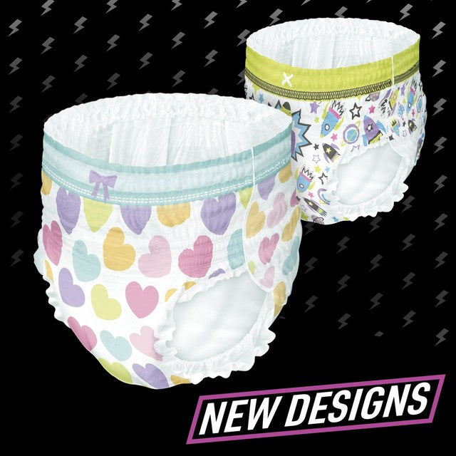 Pampers Ninjamas Pyjama Pants Girls 9 Pack, imported from the UK