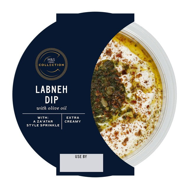 M&S Labneh Dip with Herb Dressing 170g, imported from the UK