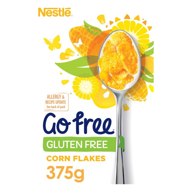 Go Free cornflakes 375g, imported from the UK