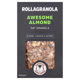 Rollagranola Awesome Almond Oat Granola 400g, imported from the UK