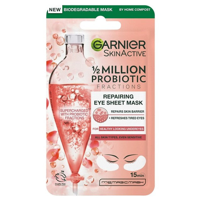 Garnier probiotic fractions repairing eye sheet mask, UK version