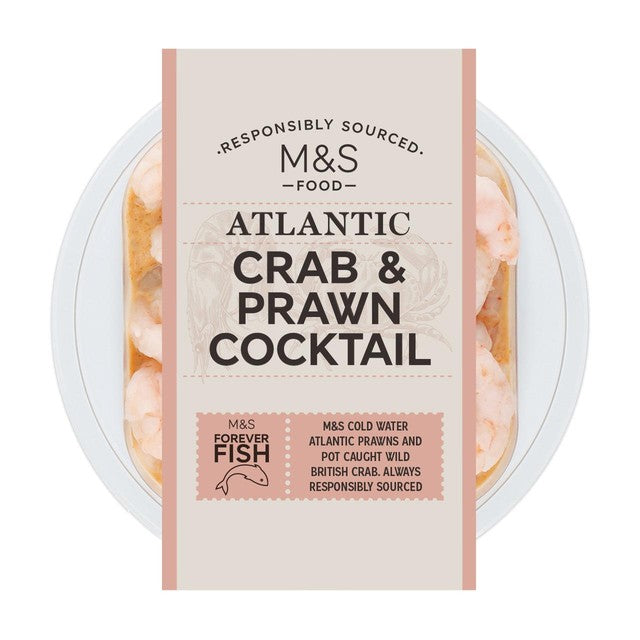 M&S brown crab and prawn cocktail seafood sauce 200g - British product