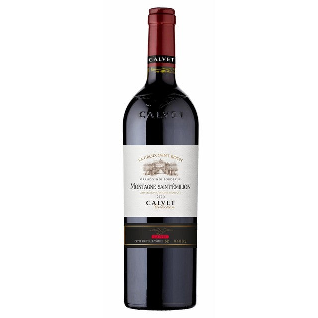 Calvet red wine La Croix Saint-Roch Montagne Saint Emilion 75cl - British product