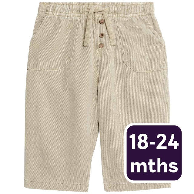 M&S Plain Trouser in neutral color for babies 18-24 months, imported from the UK