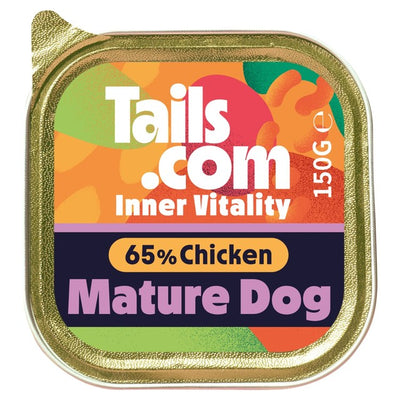 Tails Inner Vitality Mature Dog Chicken Wet Food 150g