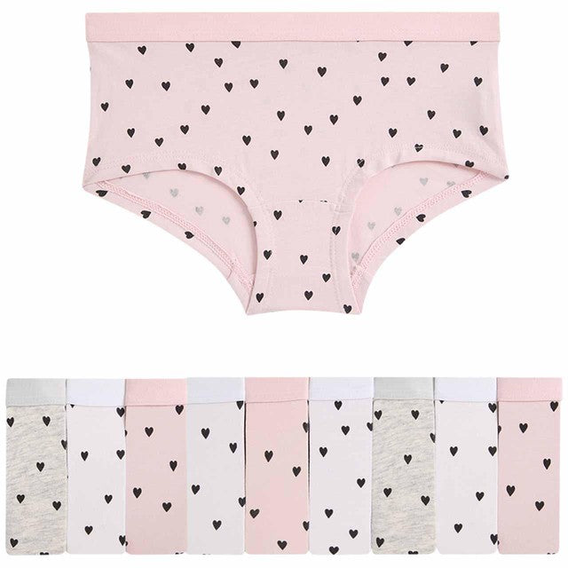 M&S heart print children's shorts multi 8-9Y, imported from the UK