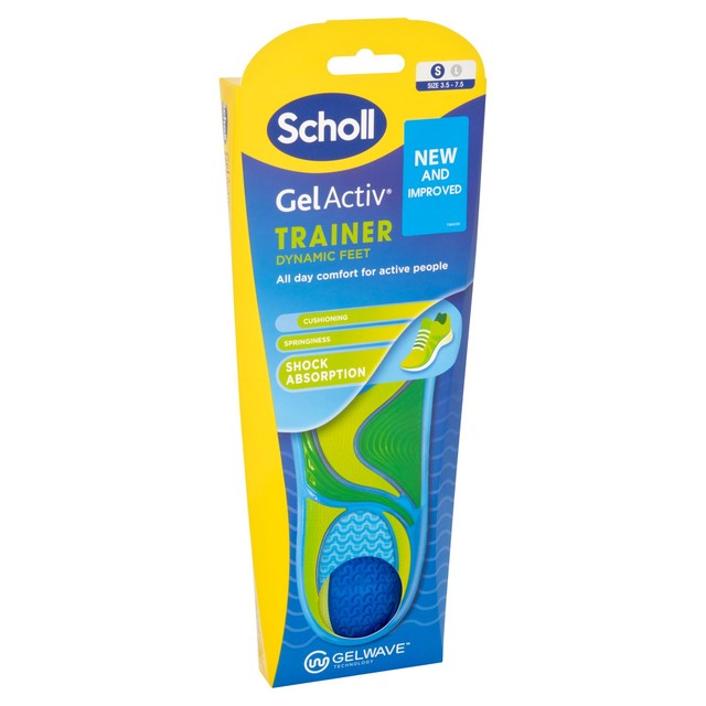 Scholl Gel Activ Trainer Insoles Small (British brand)