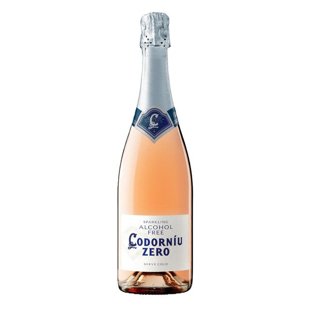 Codorniu Zero Sparkling Rose alcohol-free wine 75cl - British product
