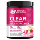 Optimum Nutrition Clear Whey Apple & Raspberry 240g, imported from the UK