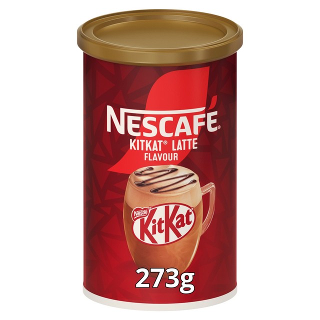 Nescafe Latte Kit Kat instant coffee powder 273g, imported from the UK