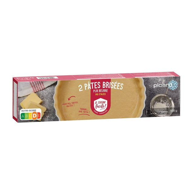 Picard shortcrust pastry sheets 2 per pack (British brand)
