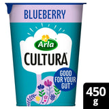 Arla Cultura Blueberry Gut Health Yogurt with Fibre