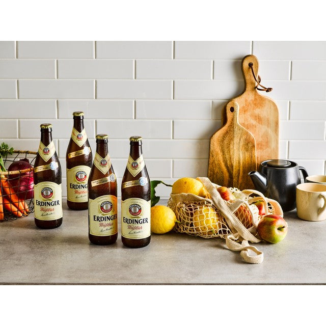 Erdinger Weissbier wheat beer 500ml - British product