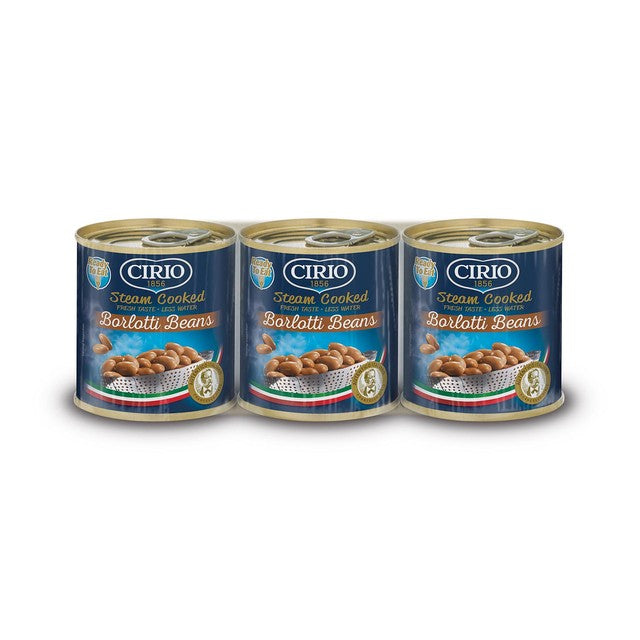 Cirio Steam Cooked Borlotti Beans - Imported product