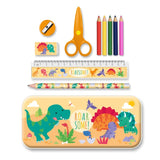 Robert Frederick Dinosaurs themed stationery set tin - British product