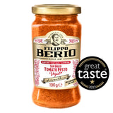 Filippo Berio vegan sun dried tomato pesto 190g - British product