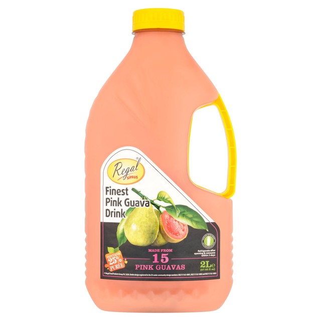 Regal Pink Guava Drink 2L, imported from the UK