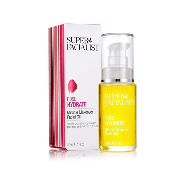 Super Facialist rose hydrating facial oil 30ml (British brand)