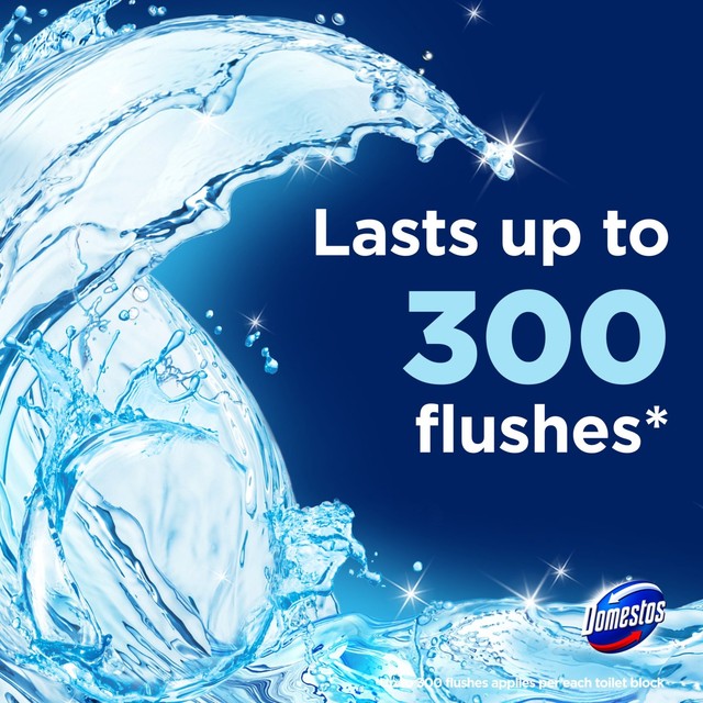 Domestos Power 5 Ocean Toilet Rim Block - British product